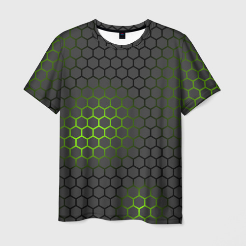 Мужская футболка 3D с принтом Ядерный реактор, вид спереди #2