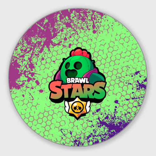 Круглый коврик для мышки Brawl Stars Spike