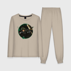 Женская пижама с лонгсливом хлопок Green Arrow