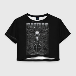 Женская футболка Crop-top 3D Pantera