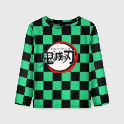 Детский лонгслив 3D Kimetsu no Yaiba