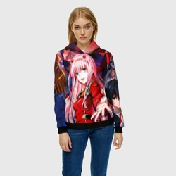 Женская толстовка 3D Ноль два и персы - фото 2