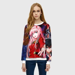 Женский свитшот 3D Ноль два и персы - фото 2