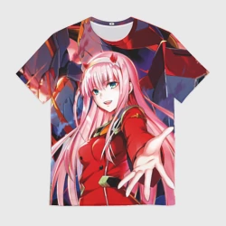 Мужская футболка 3D Ноль два и персы