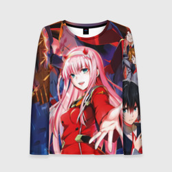 Женский лонгслив 3D Ноль два и персы