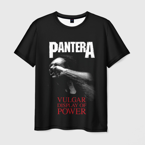 Мужская футболка с принтом PanterA VulgaR, вид спереди №1