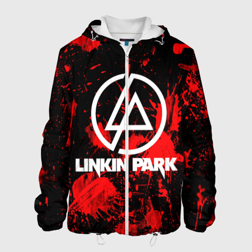 Мужская куртка с принтом Linkin Park, вид спереди №1
