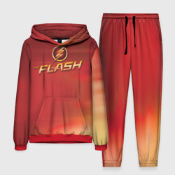 Мужской костюм с толстовкой 3D The Flash Logo Pattern