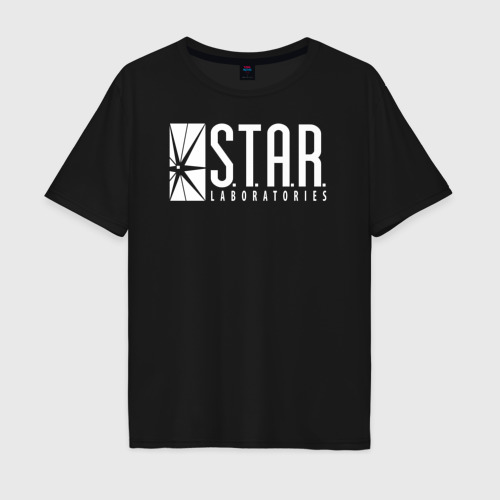 Мужская футболка хлопок Oversize S.T.A.R. Labs Фото 01 Мужская футболка хлопок Oversize S.T.A.R. Labs Фото 01