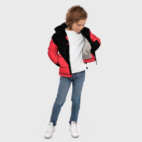 Зимняя куртка для мальчиков 3D Valorant, цвет светло-серый - фото 5