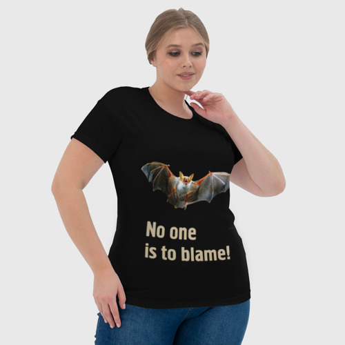 Женская футболка 3D Никто не виноват!, цвет 3D печать - фото 6