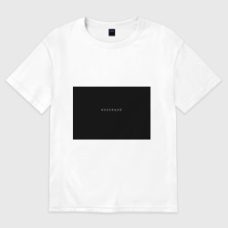 Женская футболка хлопок Oversize Изоляция