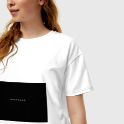 Женская футболка хлопок Oversize Изоляция - фото 2