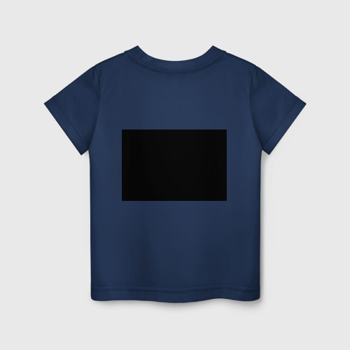 Детская футболка хлопок Изоляция, цвет темно-синий - фото 2