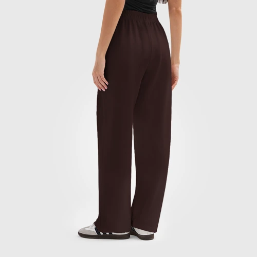 Женские брюки oversize без начеса хлопок Изоляция - фото 4