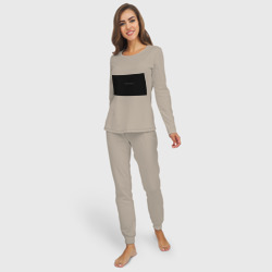 Женская пижама с лонгсливом хлопок Изоляция - фото 2