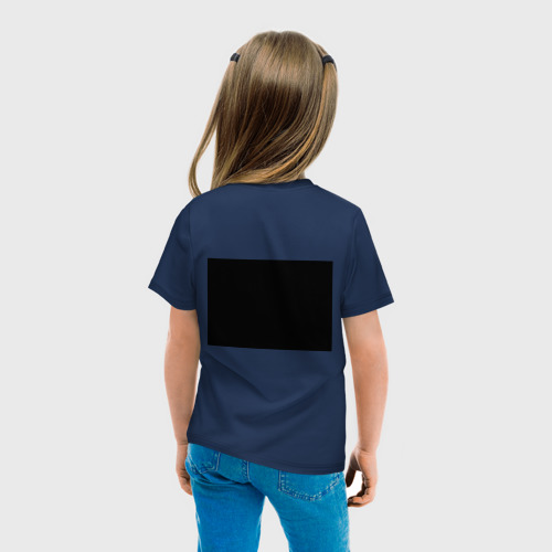 Детская футболка хлопок Изоляция, цвет темно-синий - фото 6