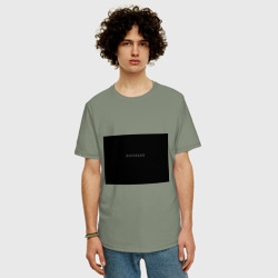 Мужская футболка хлопок Oversize Изоляция - фото 2