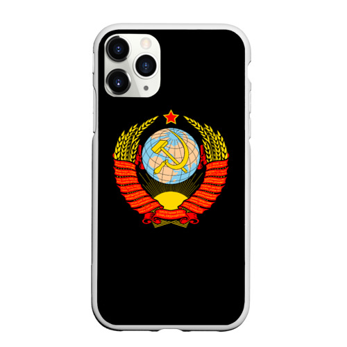 Чехол для iPhone 11 Pro Max матовый СССР, цвет белый