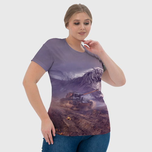 Женская футболка 3D Танк - фото 6