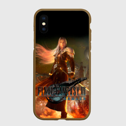 Чехол для iPhone XS Max матовый Final fantasy VII: remake
