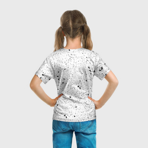 Детская футболка 3D с принтом Pantera, вид сзади #2