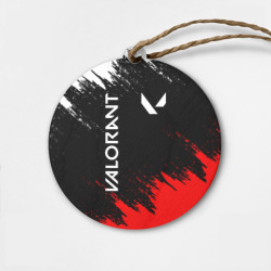Деревянная игрушка круг Valorant
