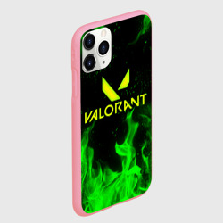 Чехол для iPhone 11 Pro Max матовый Valorant fire Валорант огонь - фото 2