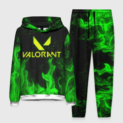 Мужской костюм с толстовкой 3D Valorant fire Валорант огонь