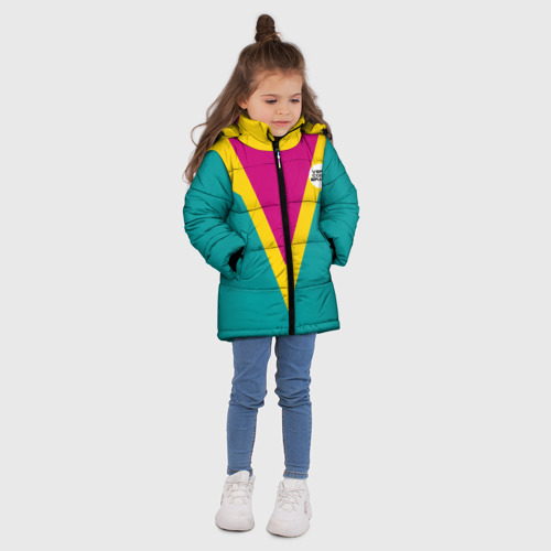 Зимняя куртка для девочек 3D Очень крутой бренд - фото 5