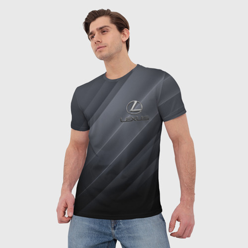 Мужская футболка 3D Lexus - фото 3
