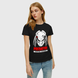 Женская футболка хлопок Predator: hunting grounds - фото 2
