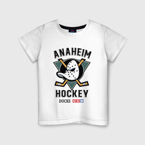 Детская футболка хлопок Anaheim Ducks