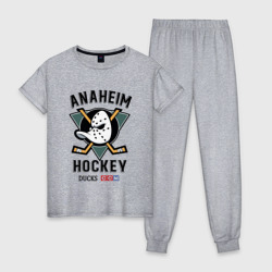 Женская пижама хлопок Anaheim Ducks