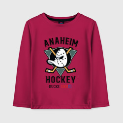 Детский лонгслив хлопок Anaheim Ducks