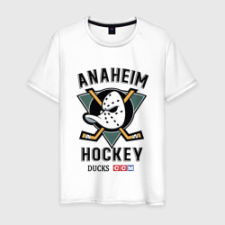 Мужская футболка хлопок Anaheim Ducks