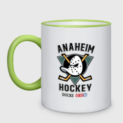 Кружка двухцветная Anaheim Ducks