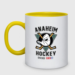 Кружка двухцветная Anaheim Ducks