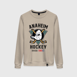 Женский свитшот хлопок Anaheim Ducks