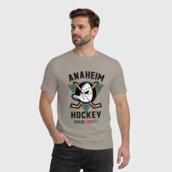Мужская футболка хлопок Anaheim Ducks - фото 2