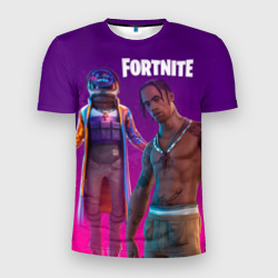 Мужская футболка 3D Slim Travis Scott, Fortnite