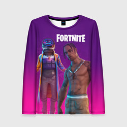 Женский лонгслив 3D Travis Scott, Fortnite