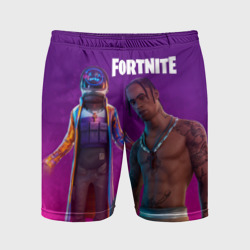 Мужские шорты спортивные Travis Scott, Fortnite