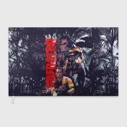 Флаг 3D Predator - jungle texture