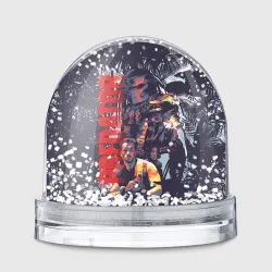 Игрушка Снежный шар Predator - jungle texture