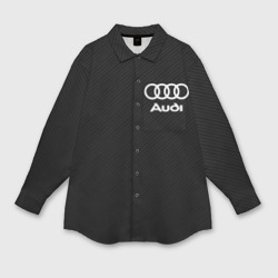 Женская рубашка oversize 3D Audi