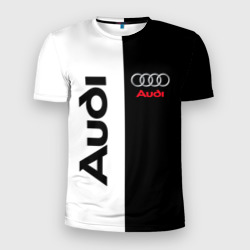 Audi Ауди – Мужская футболка 3D Slim с принтом купить со скидкой в -9%
