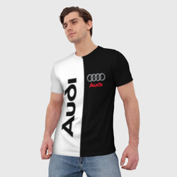 Мужская футболка 3D Audi Ауди - фото 2