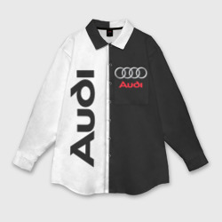 Мужская рубашка oversize 3D Audi Ауди