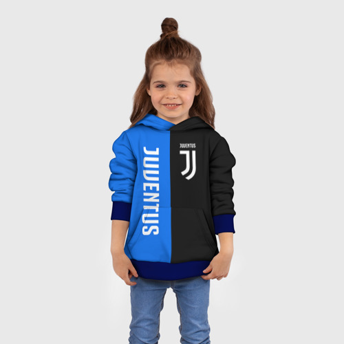 Детская толстовка 3D Juventus, цвет синий - фото 4